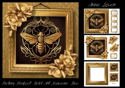 Picture Perfect - Gold Art Nouveau - Bee