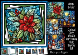 Stained Glass Mixed Christmas Multi Topper Kit