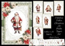 Fabulous Father Christmas A5 Multi Topper Kit
