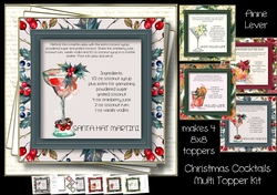 Christmas Cocktails Multi Topper Kit
