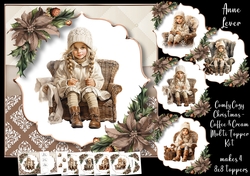 Comfy Cozy Christmas - Coffee & Cream Multi Topper Kit