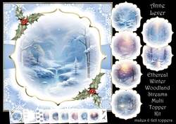 Ethereal Winter Woodland Streams Multi Topper Kit