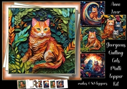 Gorgeous Quilling Cats Multi Topper Kit