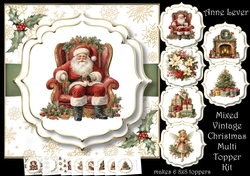 Mixed Vintage Christmas Multi Topper Kit