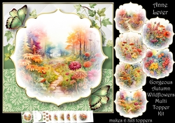 Gorgeous Autumn Wildflowers Multi Topper Kit