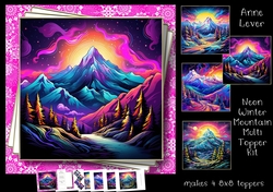 Neon Winter Mountain Multi Topper Kit