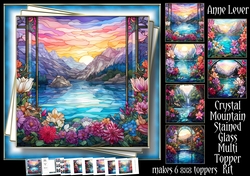 Crystal Mountain Stained Glass Multi Topper Kit