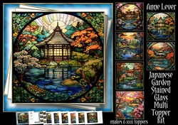 Japanese Garden Stained Glass Multi Topper Kit