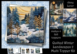 Quilted Winter Landscapes 2 Multi Topper Kit