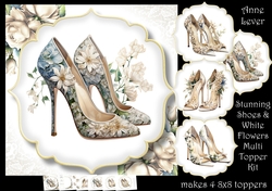 Stunning Shoes & White Flowers Multi Topper Kit