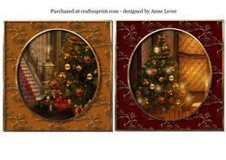 2 Vintage Christmas Tree Toppers
