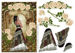 Gypsy Rose Dance with Decoupage