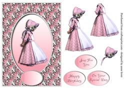 Bonnet Birthday Pink