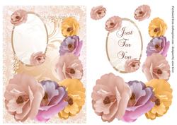 Lace Framed Jacquard Camelia