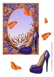 Mirror Mirror - Copper & Purple