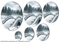 Snowy Bridge Oval Pyramage