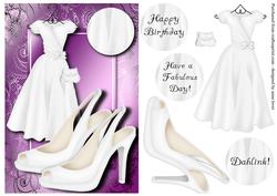 White Dress Shoes & Lace Topper