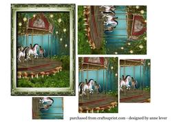 Fantasy Carousel Pyramage Topper