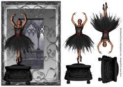 Gothic Ballerina Music Box