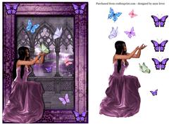 Lady Butterfly Purple