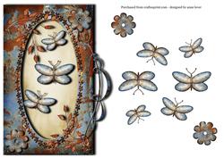 Steampunk Rusty Butterflies