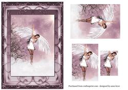Lavender Fairy Pyramid Stacker Topper