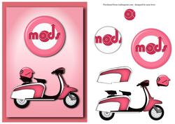 Mods - Scooter - Pink