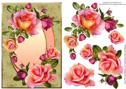 Beautiful Roses Pink & Peach