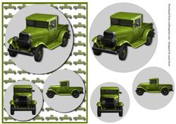 Green Pickup Quick Card + Easy Layers