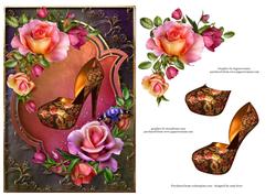 Roses Romantica & Boho Diva Shoe