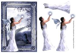 The Light Fairy + Decoupage