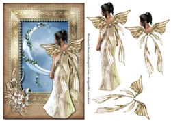 Golden Fae + Decoupage