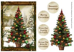 Forest Framed Christmas Tree