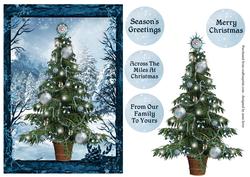 Forest Framed Christmas Tree Ice