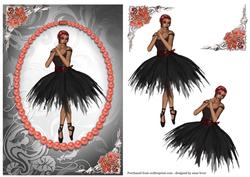 Gothic Ballerina - Peach