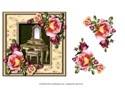 Vintage Vanity Roses