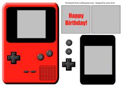Retro Games Console - Red