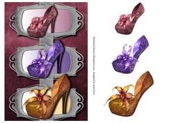 Orchid Diva Shoe Trio