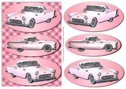 Classic Car - T-bird Pink + Easy Layers