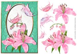 Lovely Lilies & Butterflies + Decoupage