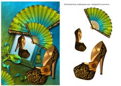 Beautiful Fans & Diva Shoe