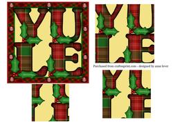 Yule Square Pyramid Topper