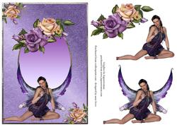 Heritage Roses & Purple Fairy