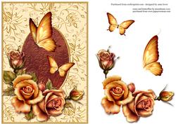 Butterflies and Roses + Decoupage