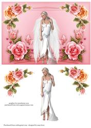 Beautiful Angel & Roses