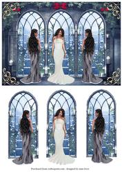 Beautiful Winter Gothic Window