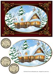 Snowy Christmas Cottage