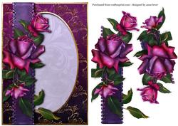 Beautiful Twilight Roses + Decoupage
