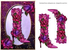 Boot of Twilight Roses