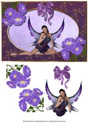 Purple Fae & Fantasy Wild Roses
